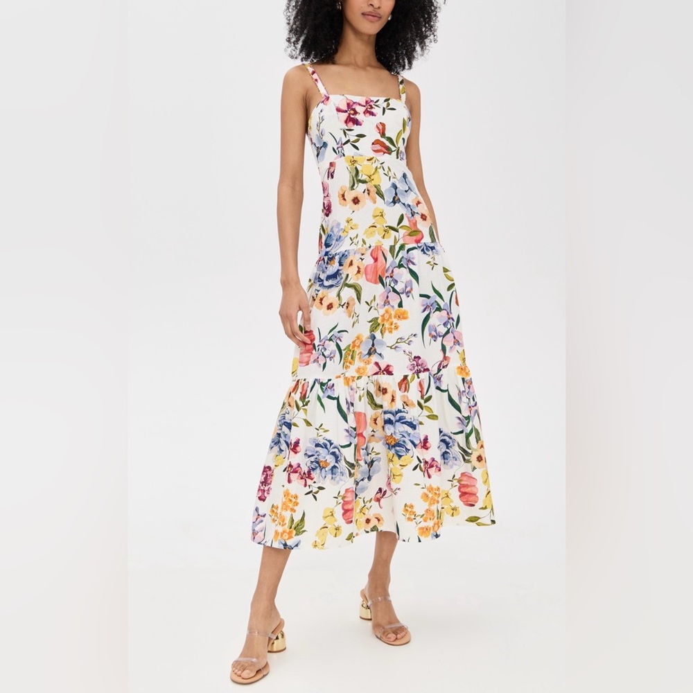 FARM Rio Greek Garden Sleeveless Maxi Dress Size Large
